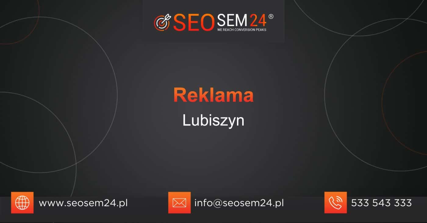 Reklama Lubiszyn