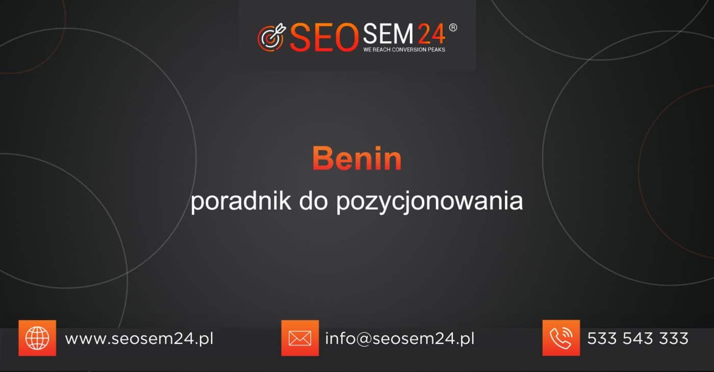 Benin poradnik do pozycjonowania