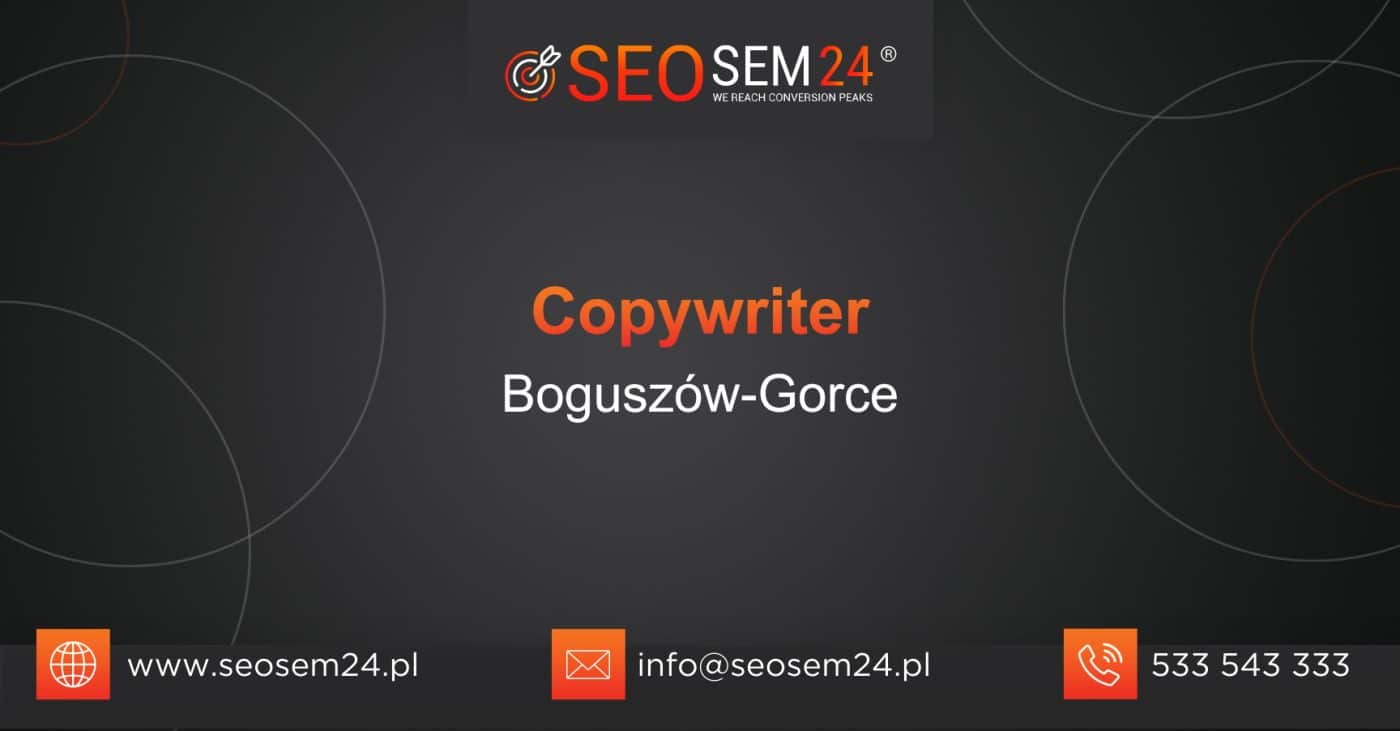 Copywriter Boguszów-Gorce