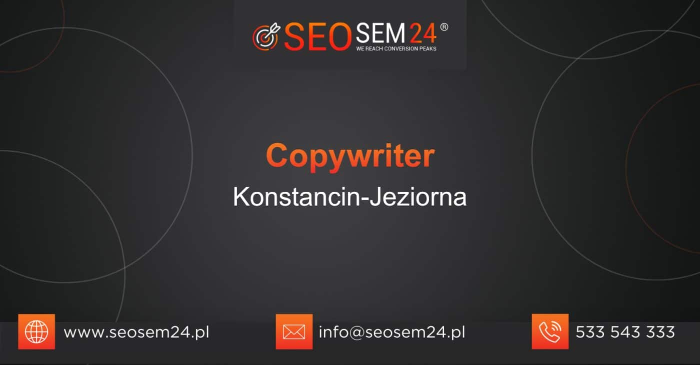 Copywriter Konstancin-Jeziorna