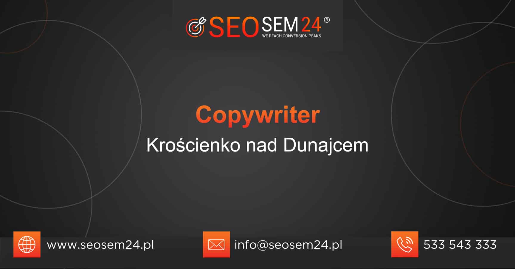 Copywriter Krościenko nad Dunajcem