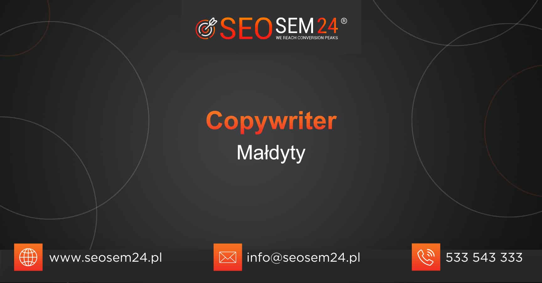 Copywriter Małdyty