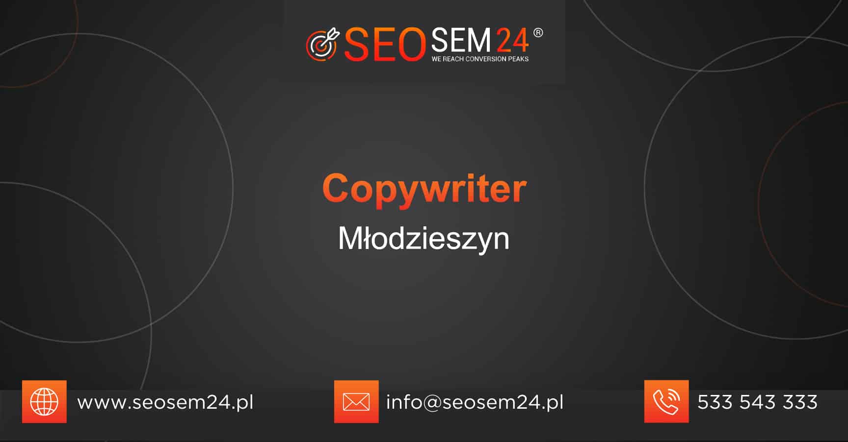 Copywriter Młodzieszyn