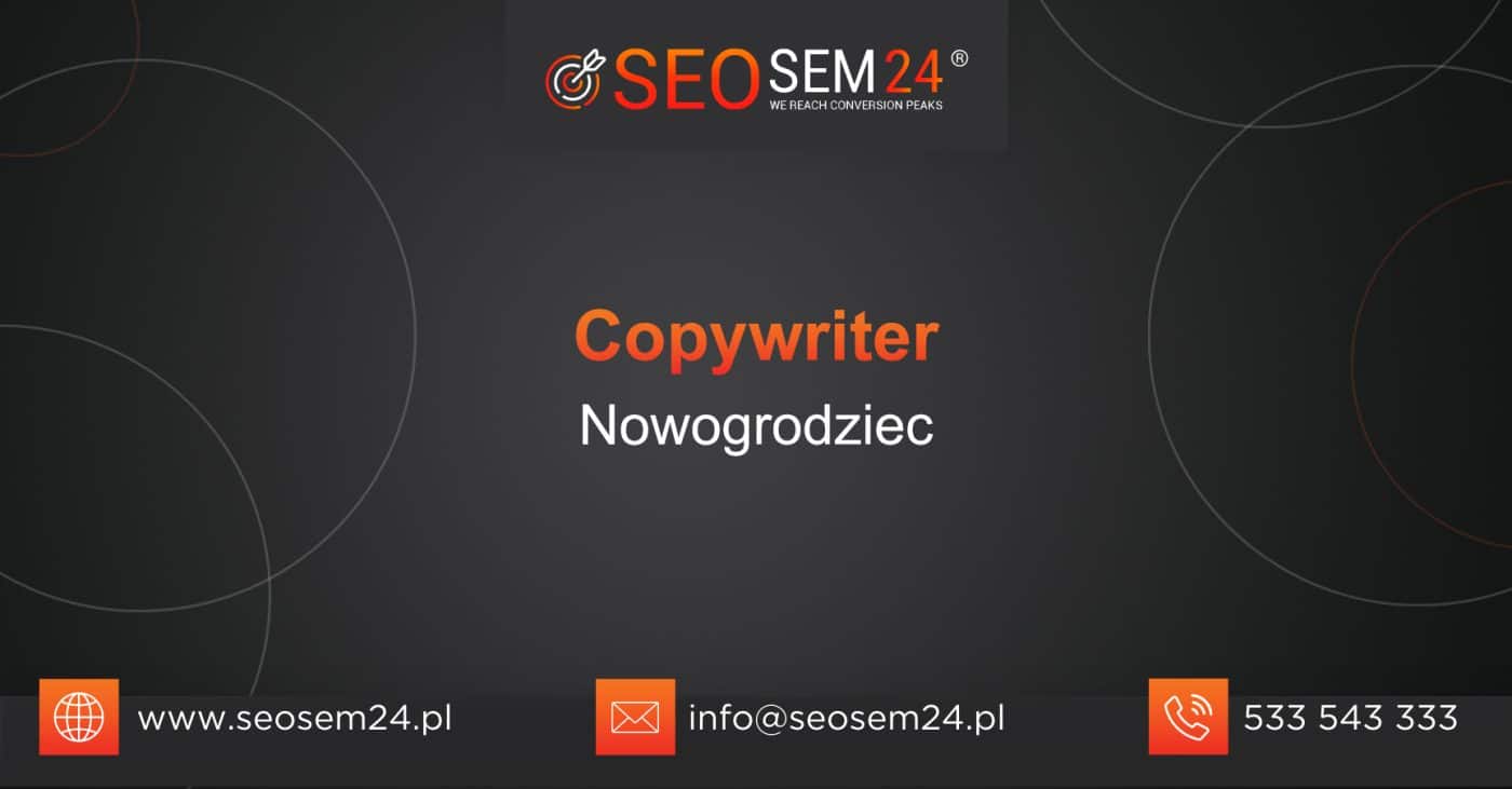 Copywriter Nowogrodziec