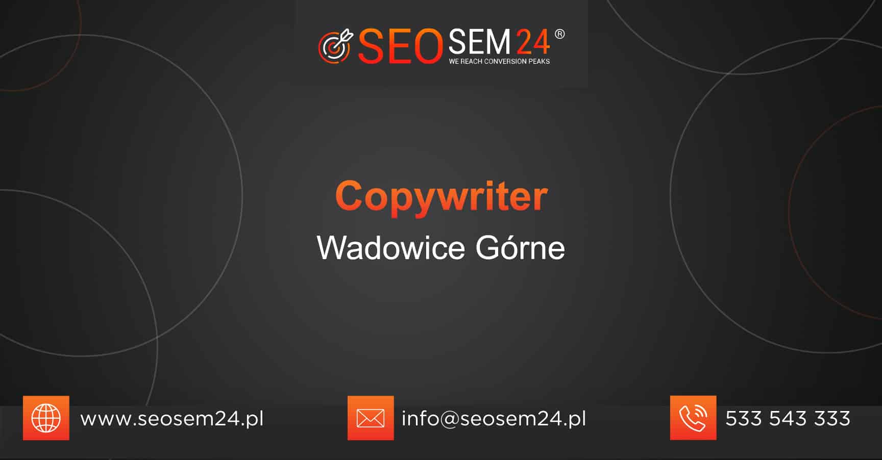 Copywriter Wadowice Górne