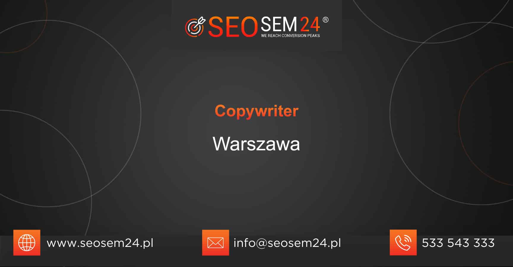 Copywriter Warszawa