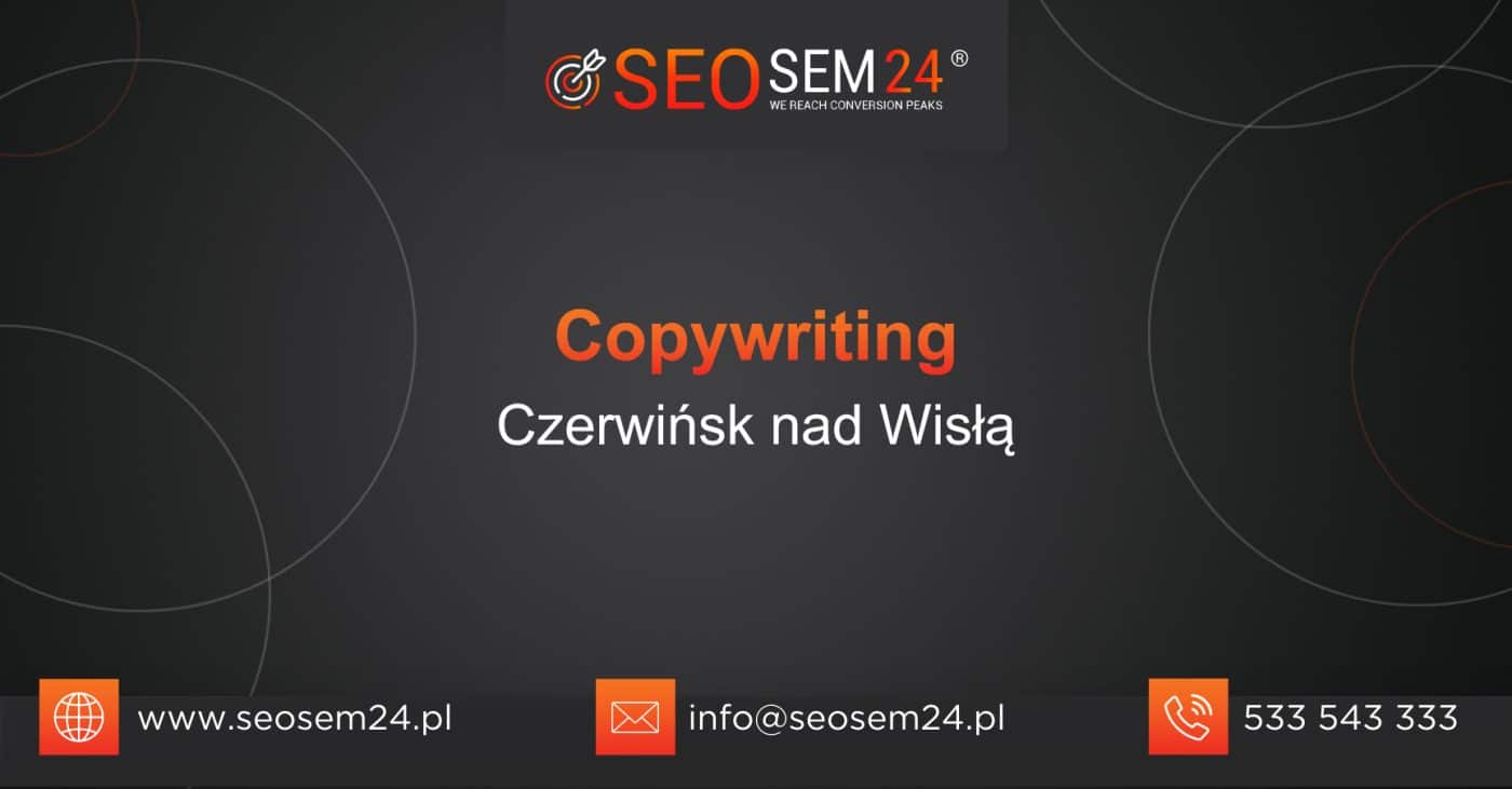 Copywriting Czerwińsk nad Wisłą