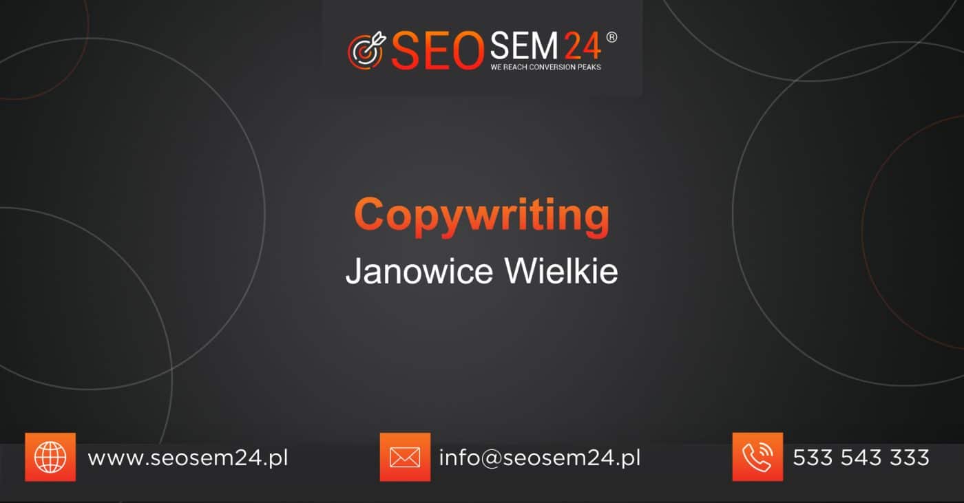 Copywriting Janowice Wielkie