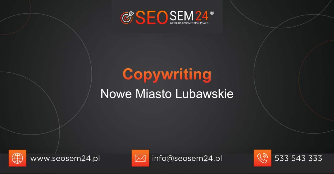 Copywriting Nowe Miasto Lubawskie