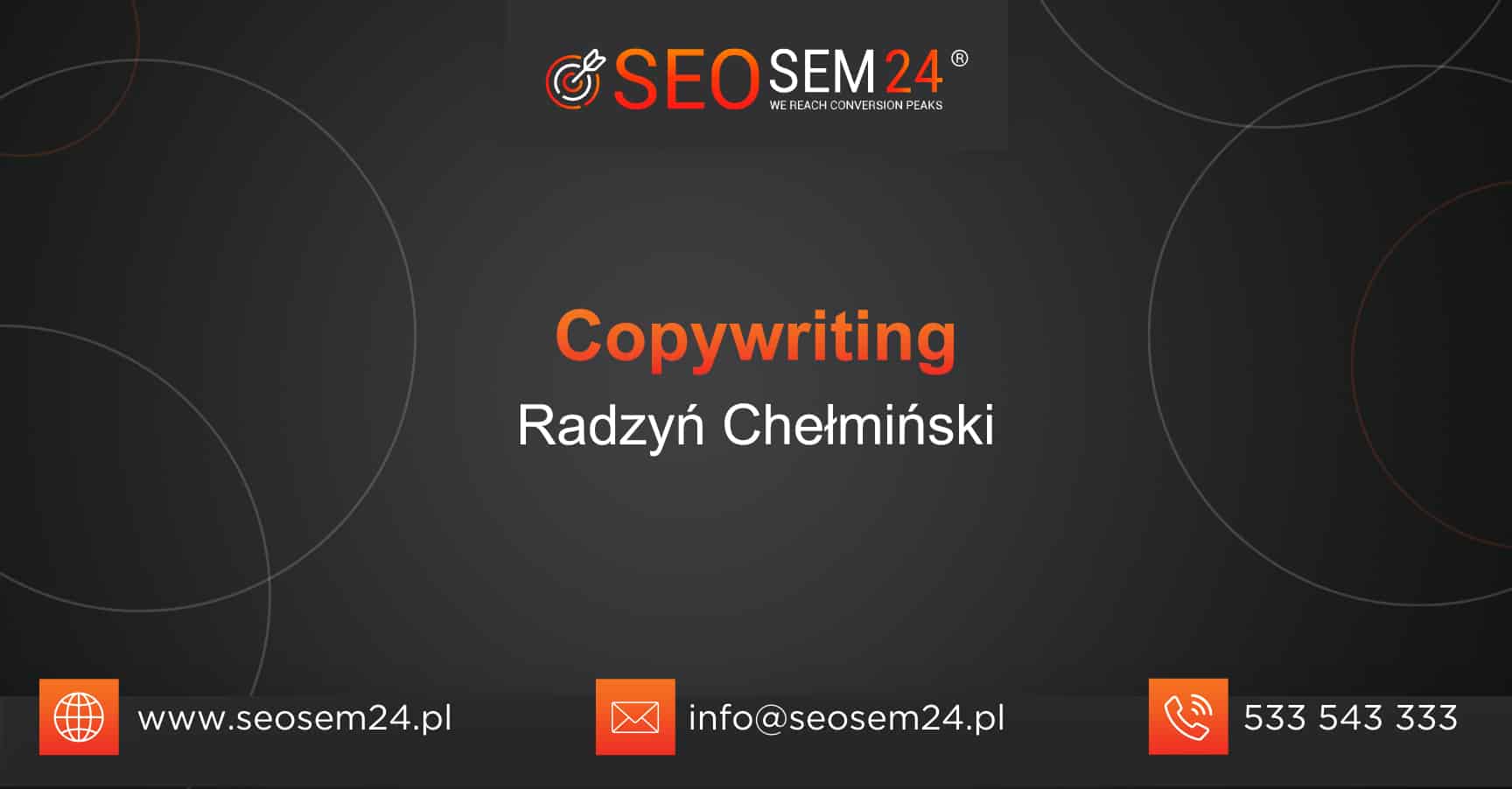 Copywriting Radzyń Chełmiński