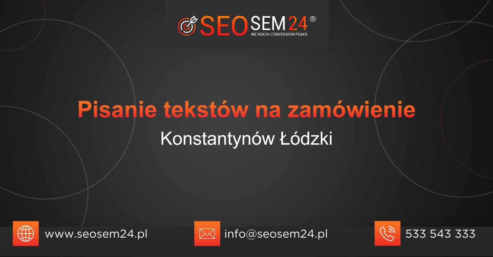 Pisanie tekstów na zamówienie Konstantynów Łódzki