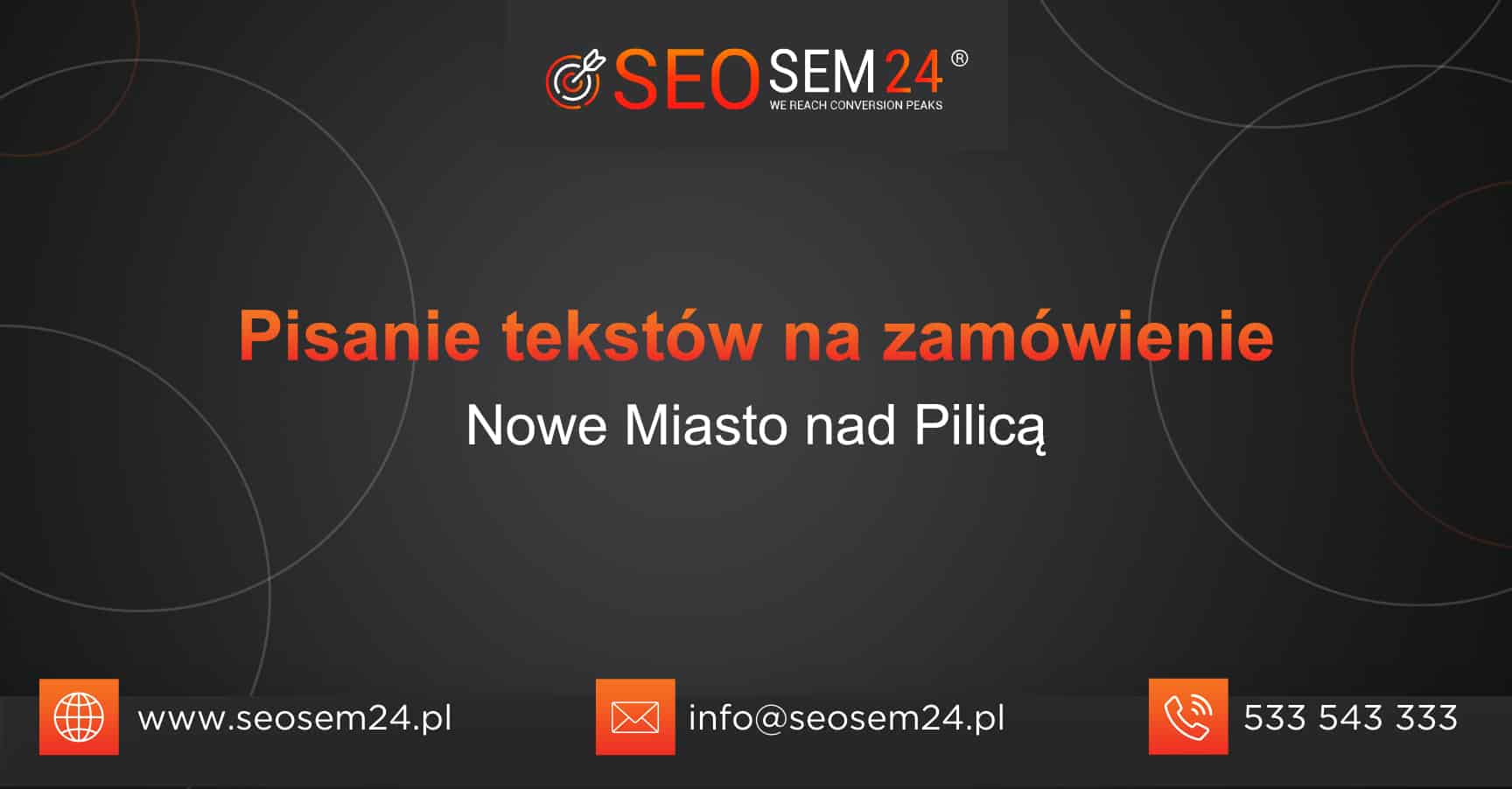 Pisanie tekstów na zamówienie Nowe Miasto nad Pilicą