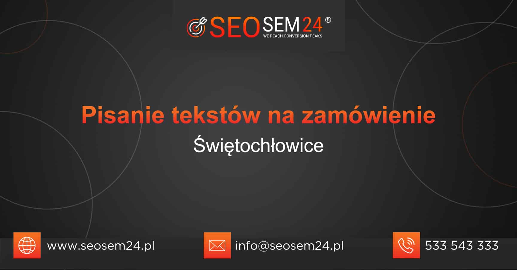 Pisanie tekstów na zamówienie Świętochłowice