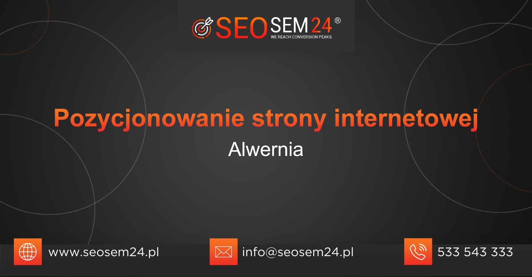 Pozycjonowanie strony internetowej Alwernia