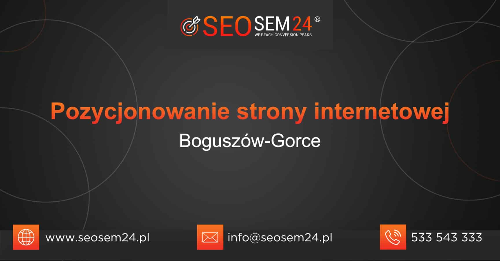 Pozycjonowanie strony internetowej Boguszów-Gorce