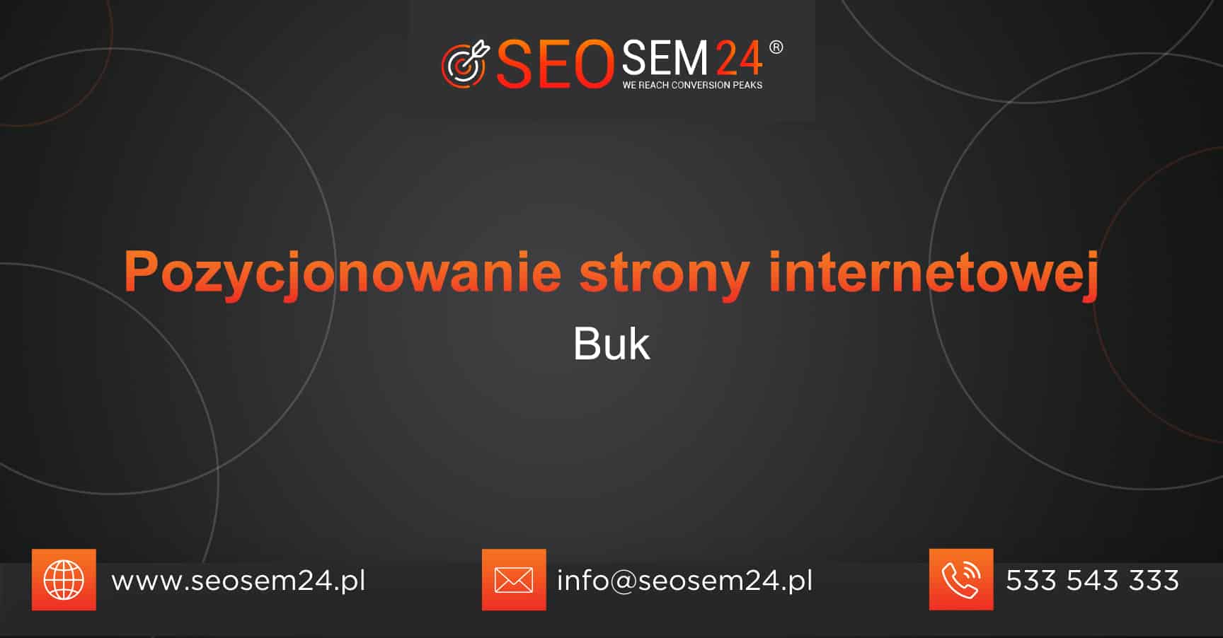 Pozycjonowanie strony internetowej Buk