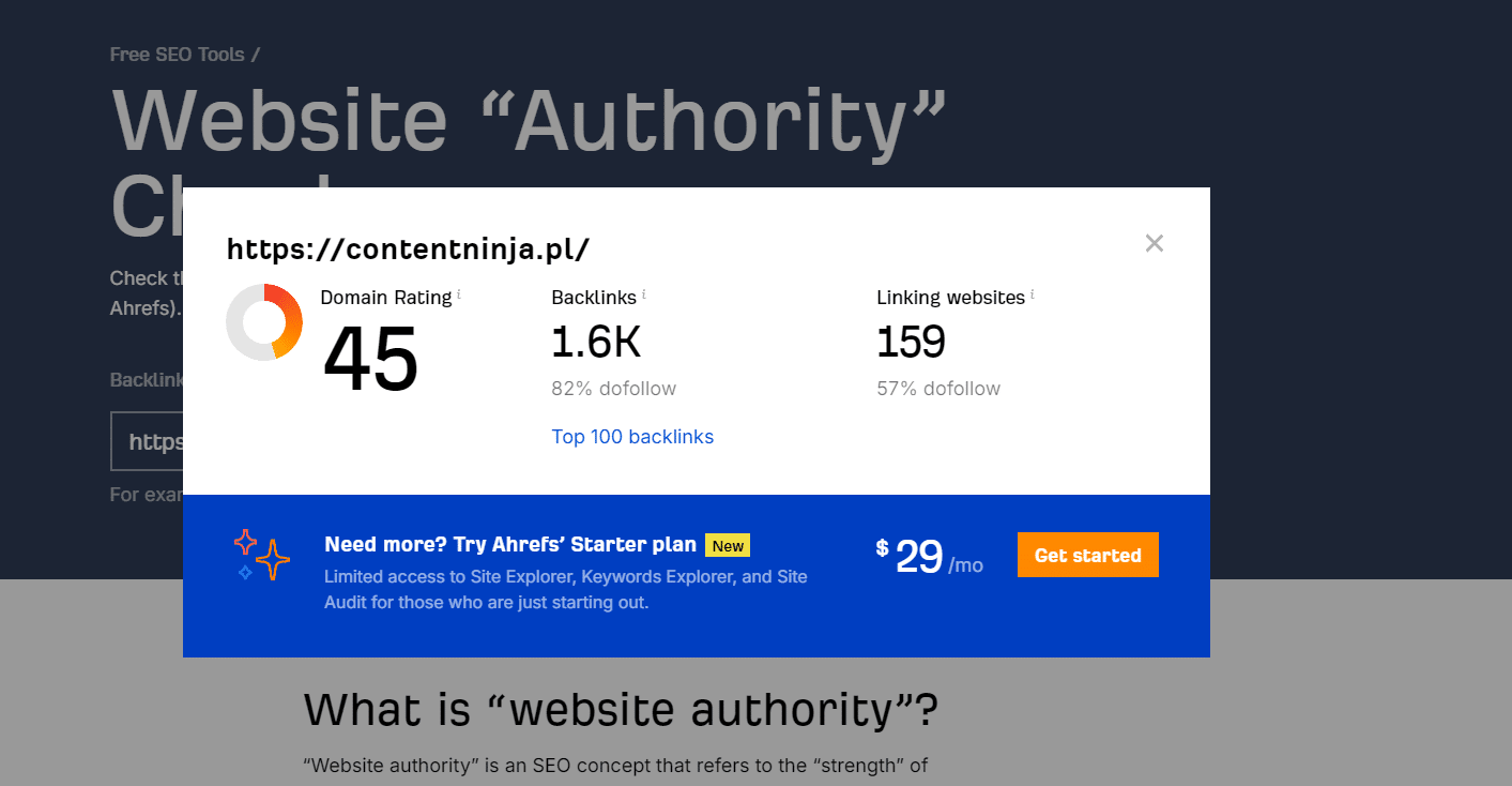 Ranking agencji SEO - Najlepsza agencja SEO - ContentNinja DA