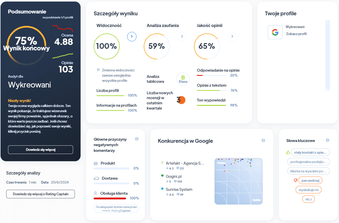 Ranking agencji SEO - Najlepsza agencja SEO - Wykreowani RA