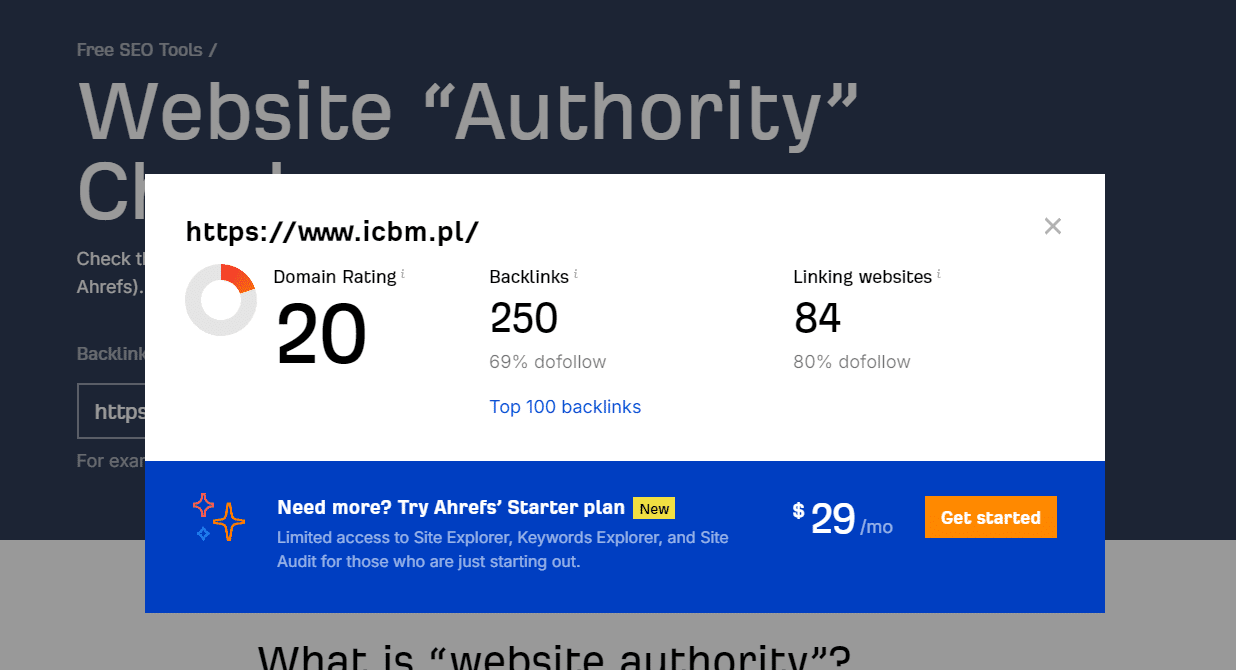 Ranking agencji SEO - Najlepsza agencja SEO - icbm DA