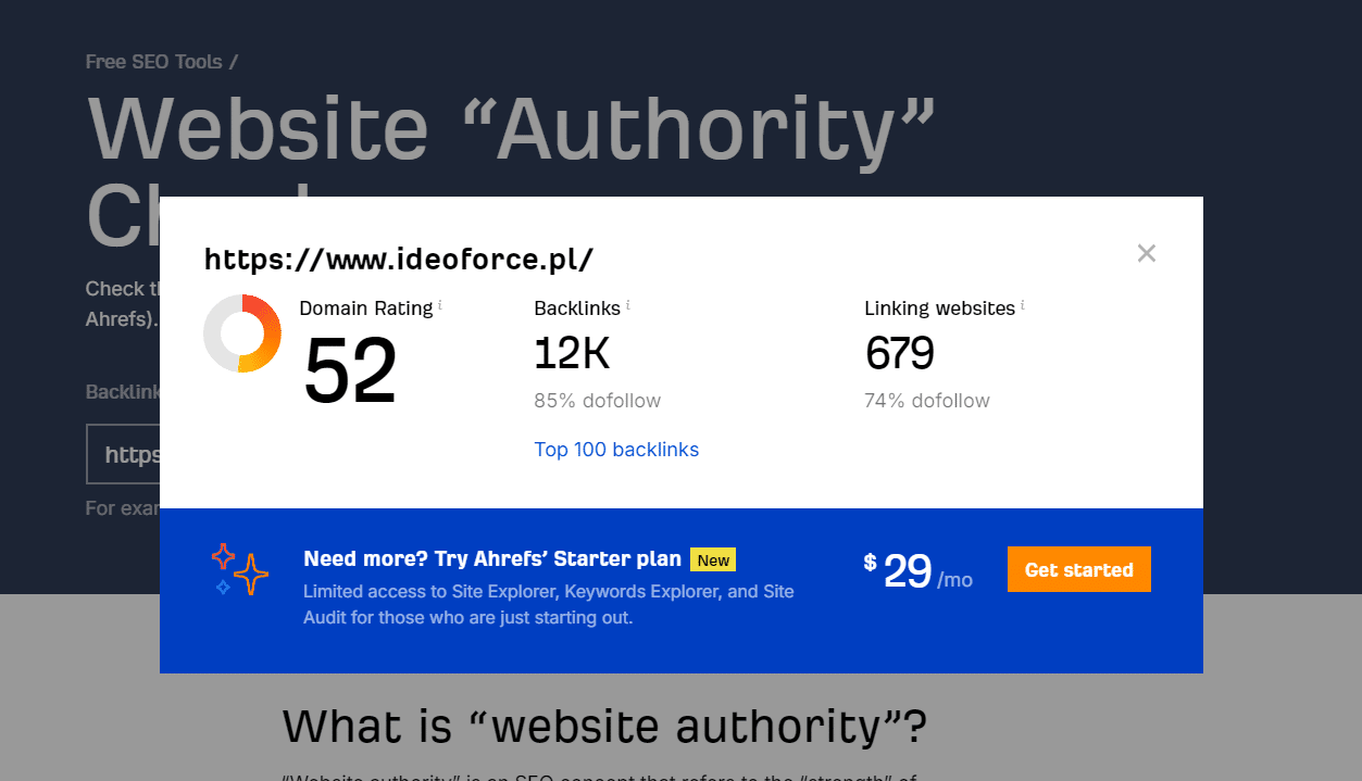 Ranking agencji SEO - Najlepsza agencja SEO - ideo DA