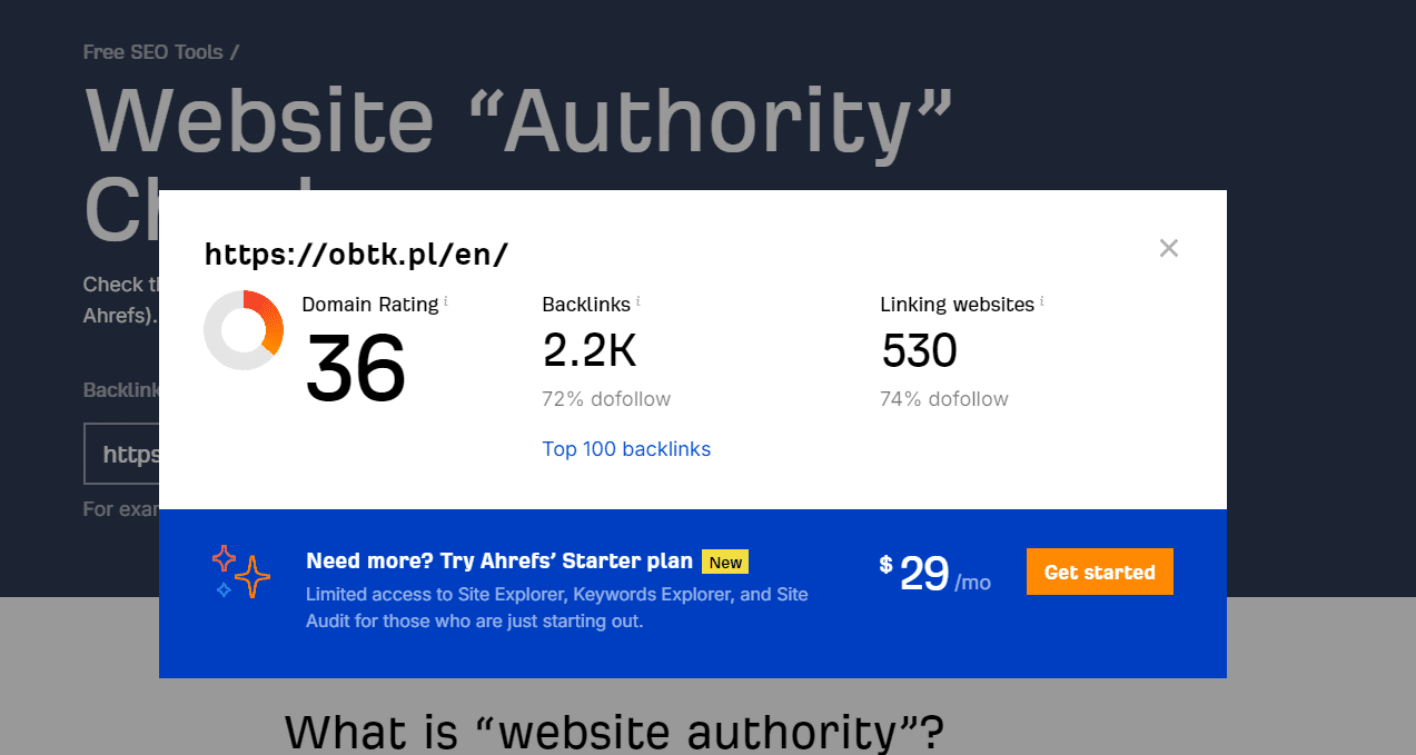 Ranking agencji SEO - Najlepsza agencja SEO - obtk DA