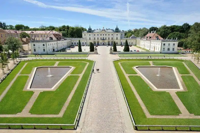 Teren pałacu branickich - SEO w Białymstoku