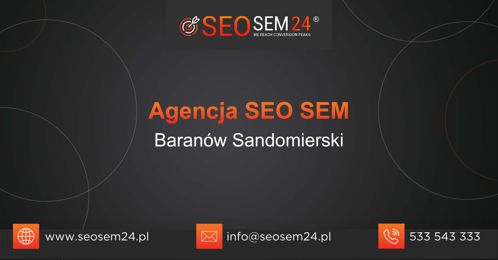 Agencja SEO SEM Baranów Sandomierski