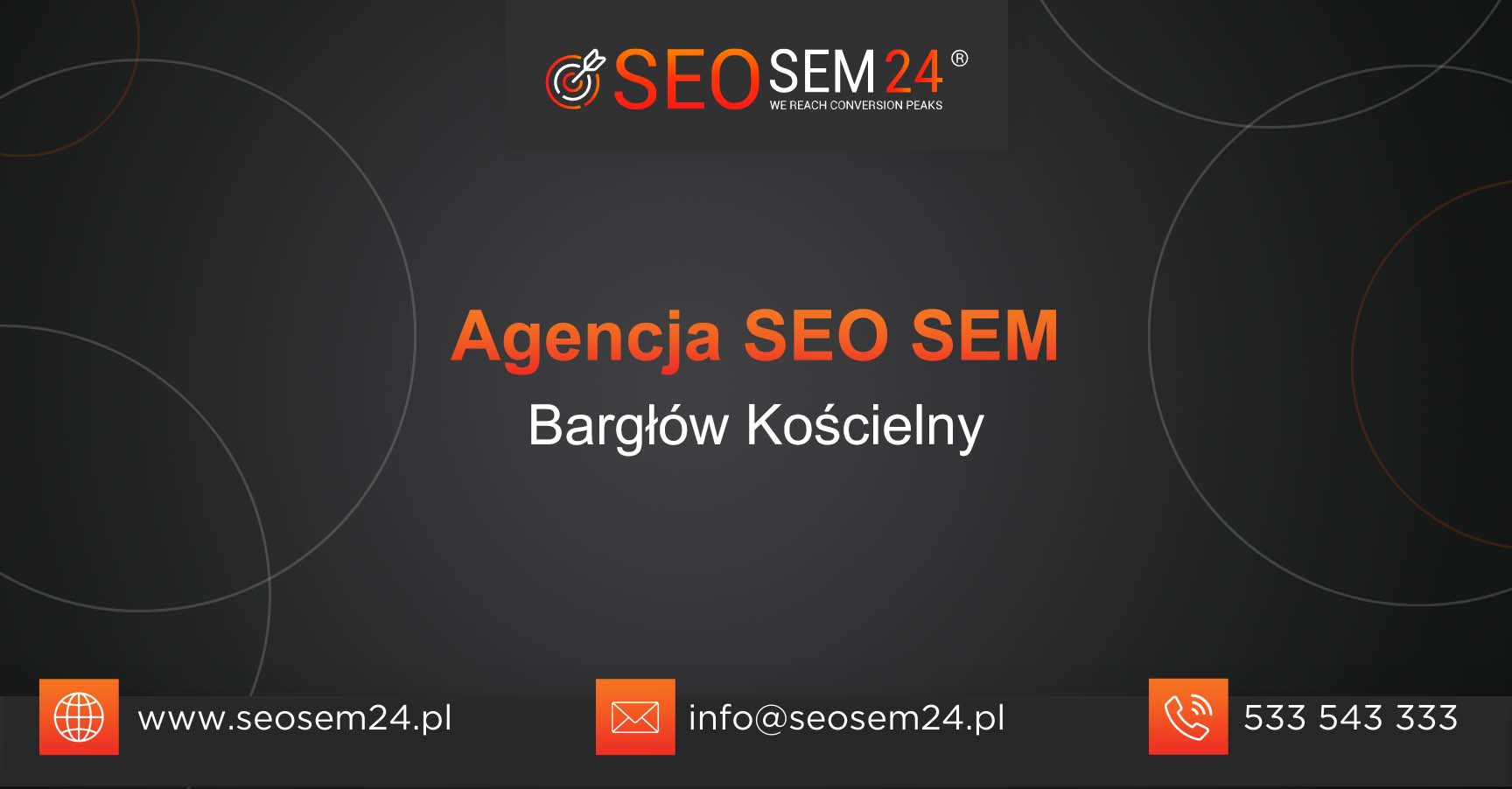 Agencja SEO SEM Bargłów Kościelny