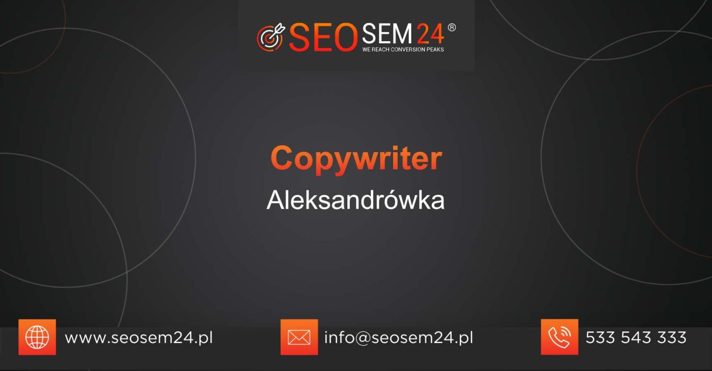 Copywriter Aleksandrówka