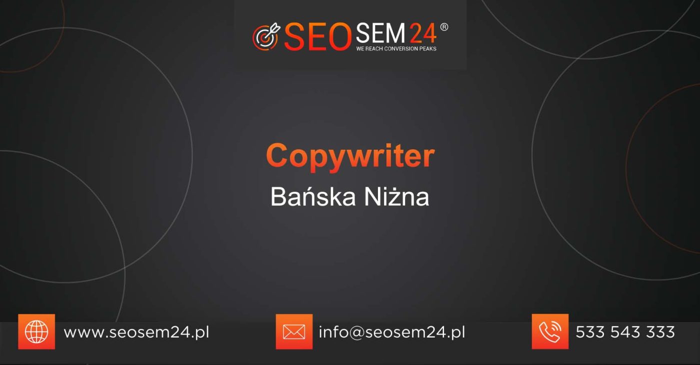 Copywriter Bańska Niżna