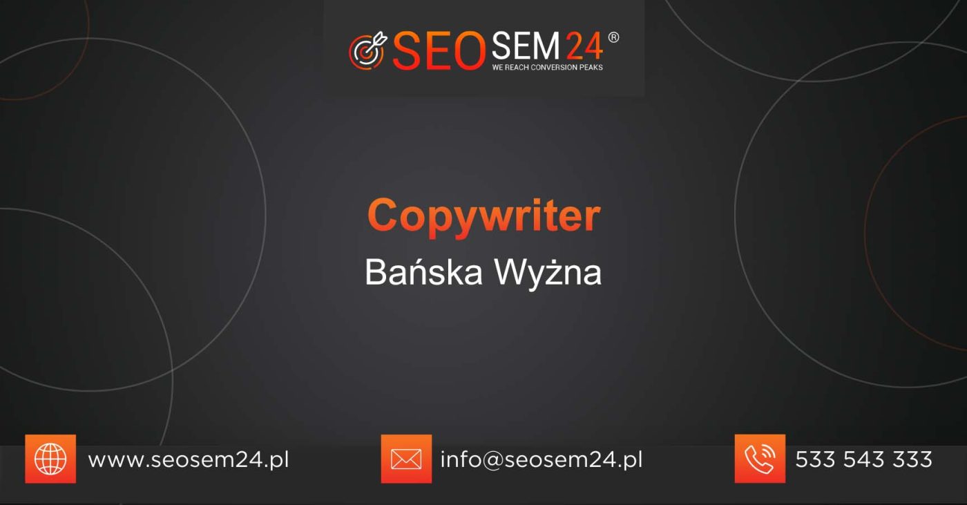 Copywriter Bańska Wyżna