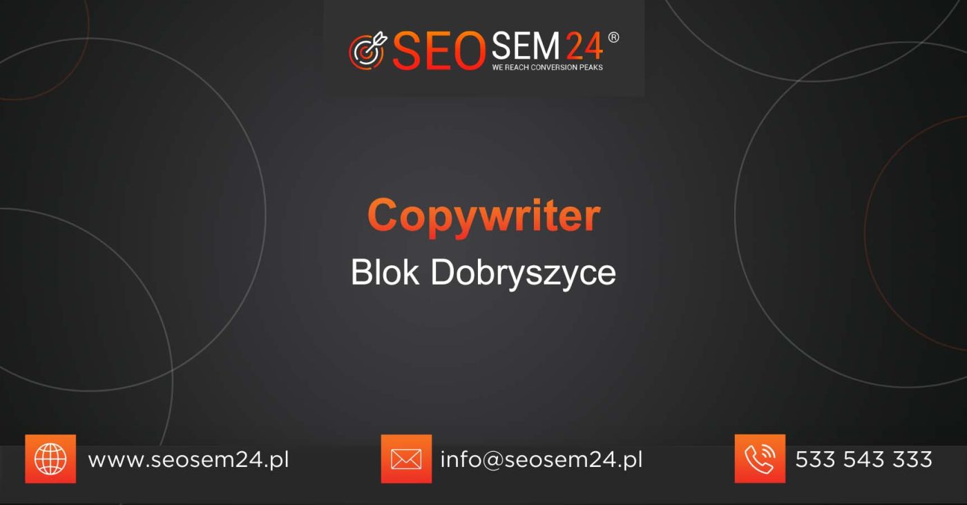 Copywriter Blok Dobryszyce