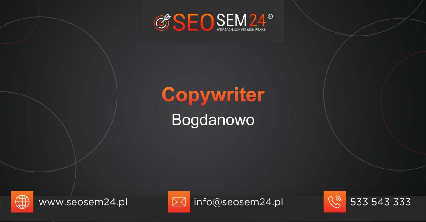 Copywriter Bogdanowo