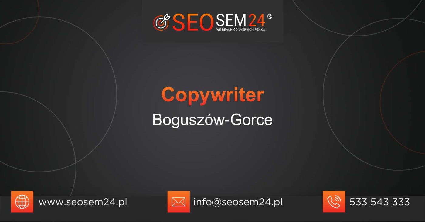 Copywriter Boguszów-Gorce