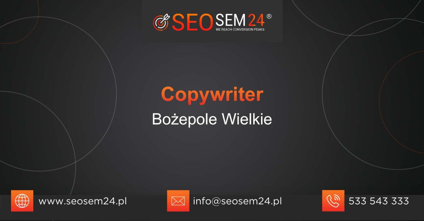 Copywriter Bożepole Wielkie