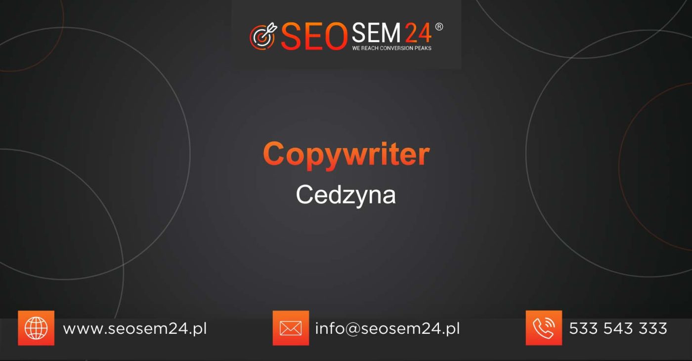 Copywriter Cedzyna