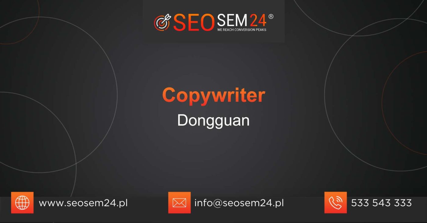 Copywriter Dongguan