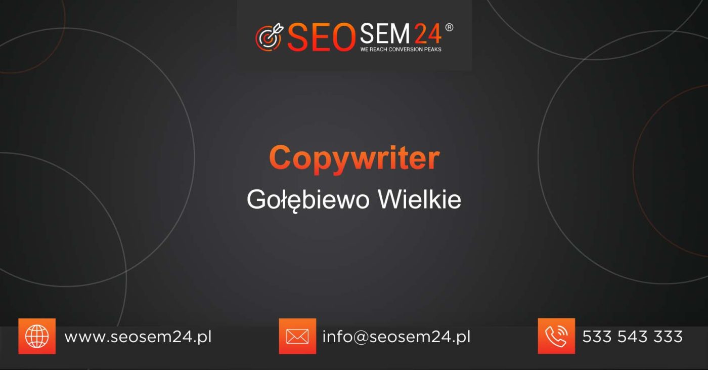 Copywriter Gołębiewo Wielkie