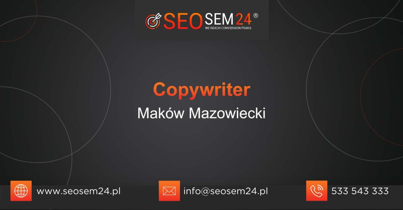 Copywriter Maków Mazowiecki