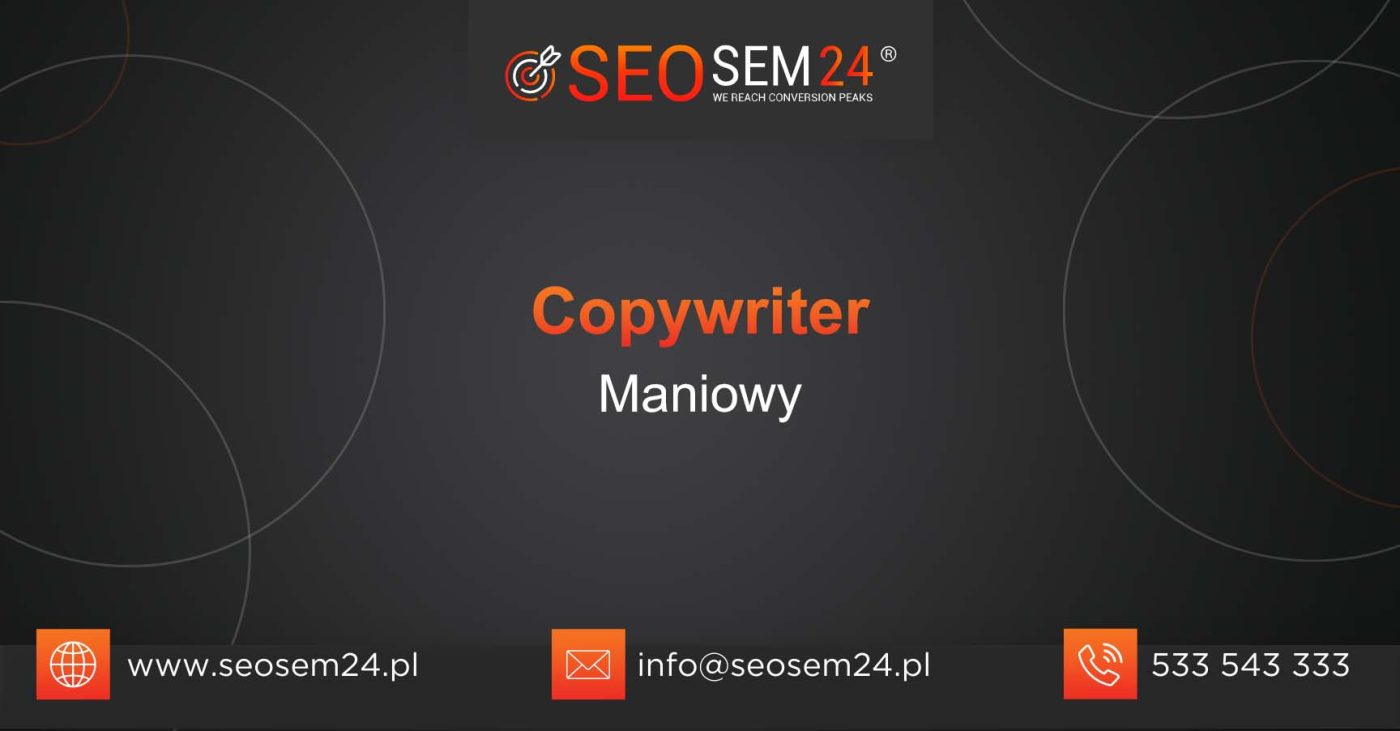 Copywriter Maniowy