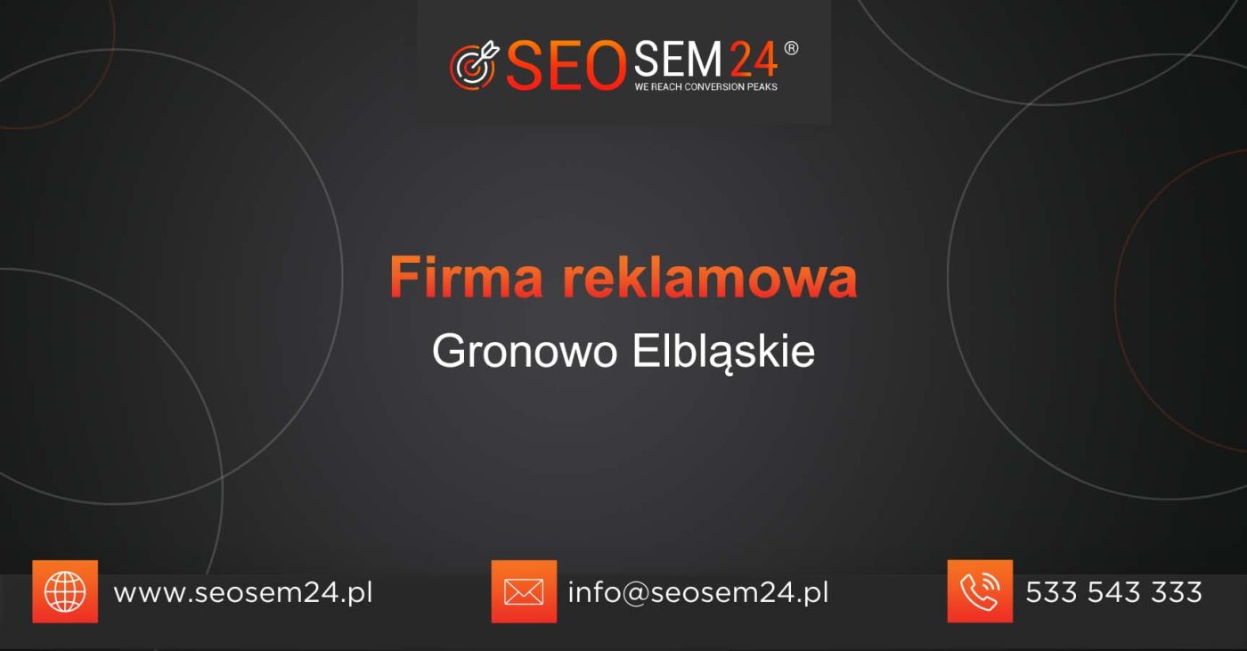 Firma reklamowa Gronowo Elbląskie