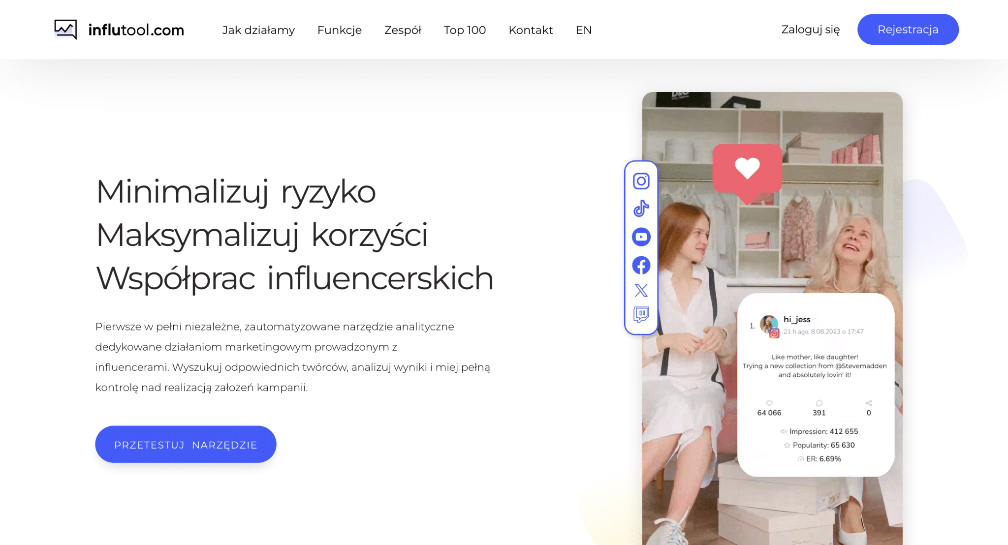 InfluTool - narzędzie do influencer marketingu w Krakowie