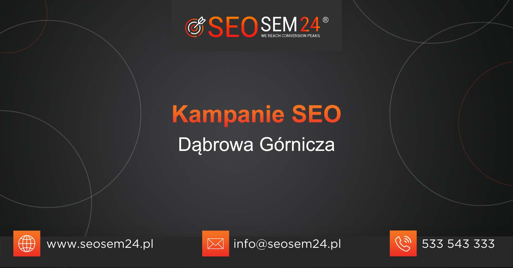 Kampanie SEO Dąbrowa Górnicza