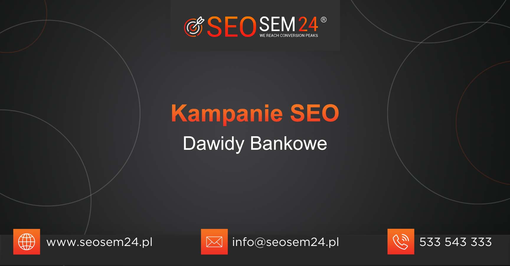 Kampanie SEO Dawidy Bankowe