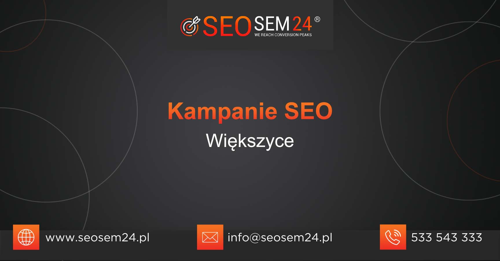 Kampanie SEO Większyce