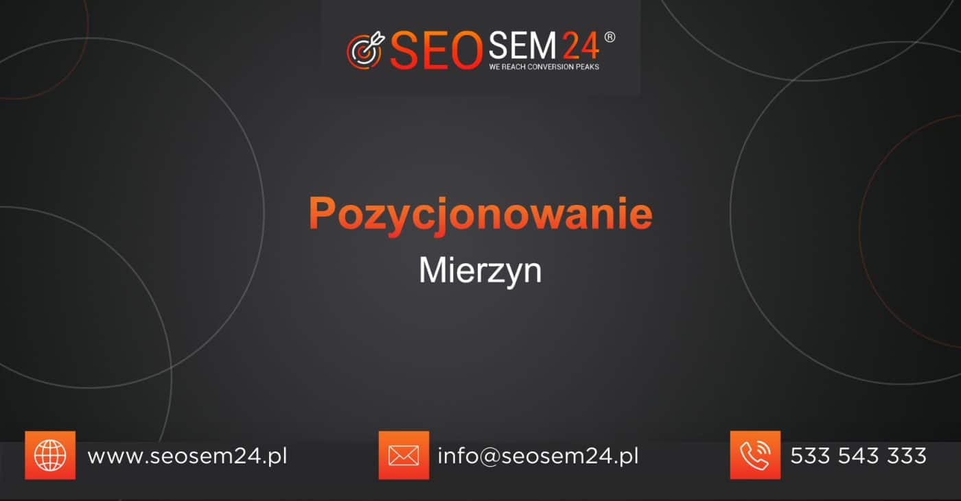 Pozycjonowanie Mierzyn