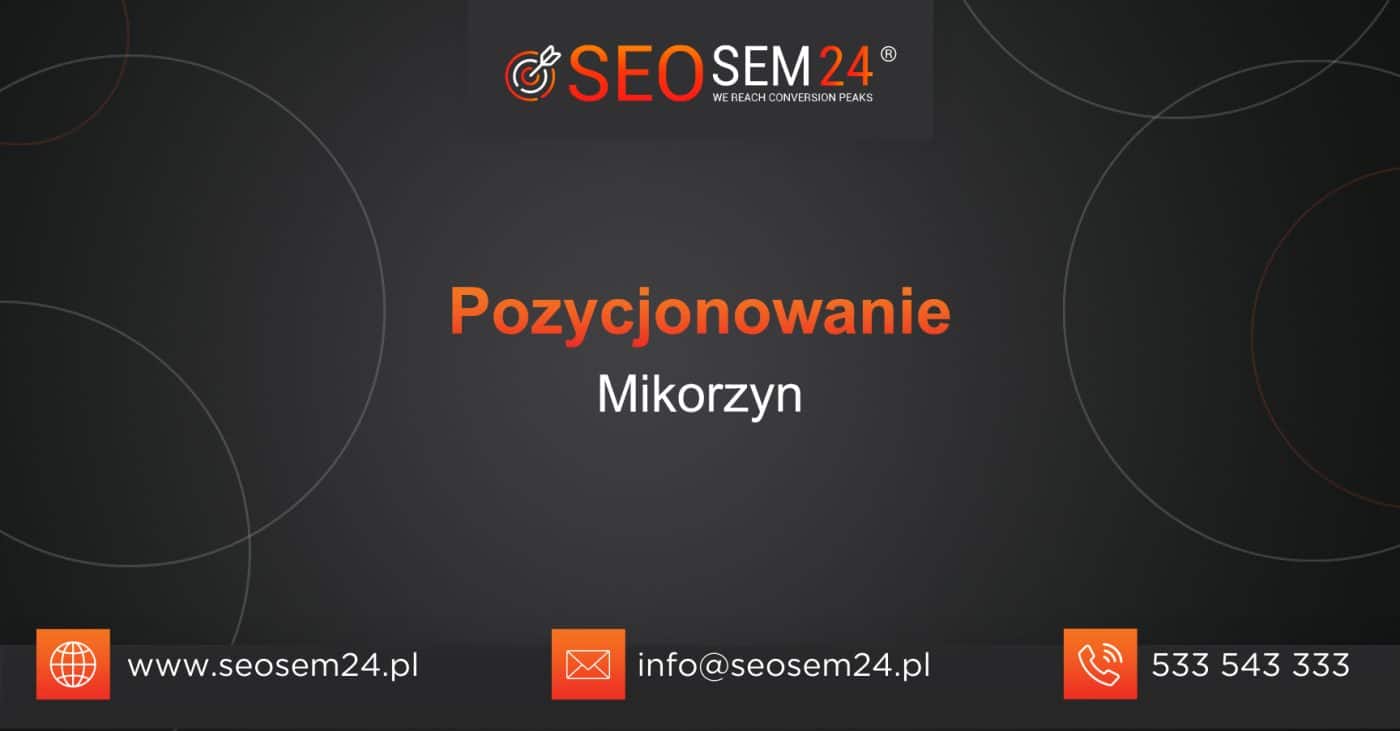 Pozycjonowanie Mikorzyn