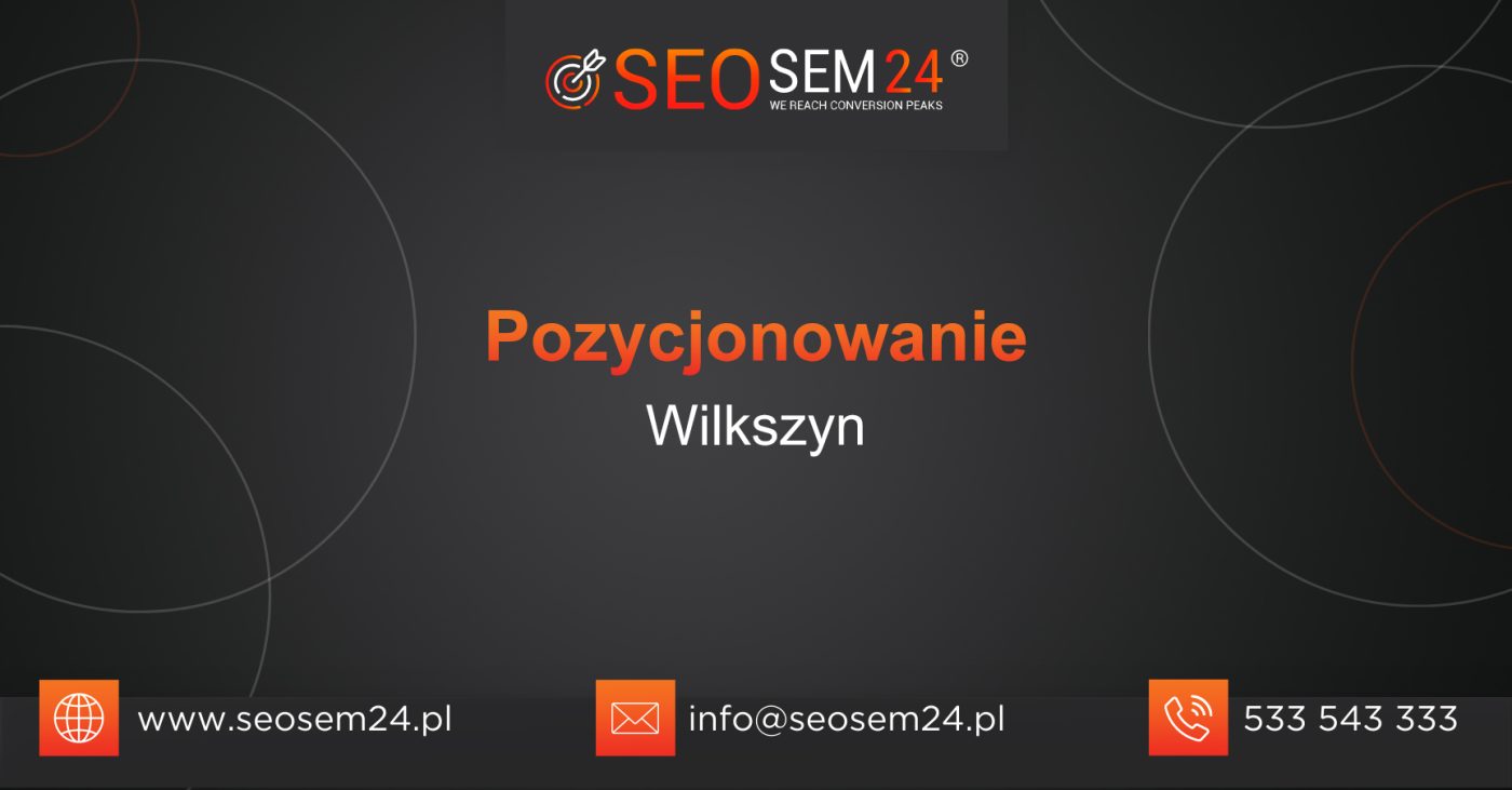 Pozycjonowanie Wilkszyn