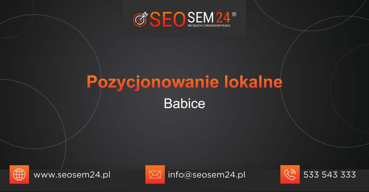 Pozycjonowanie lokalne Babice