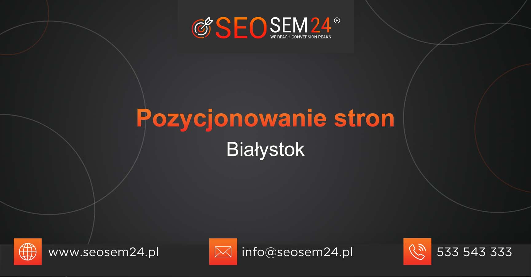 Pozycjonowanie stron Białystok